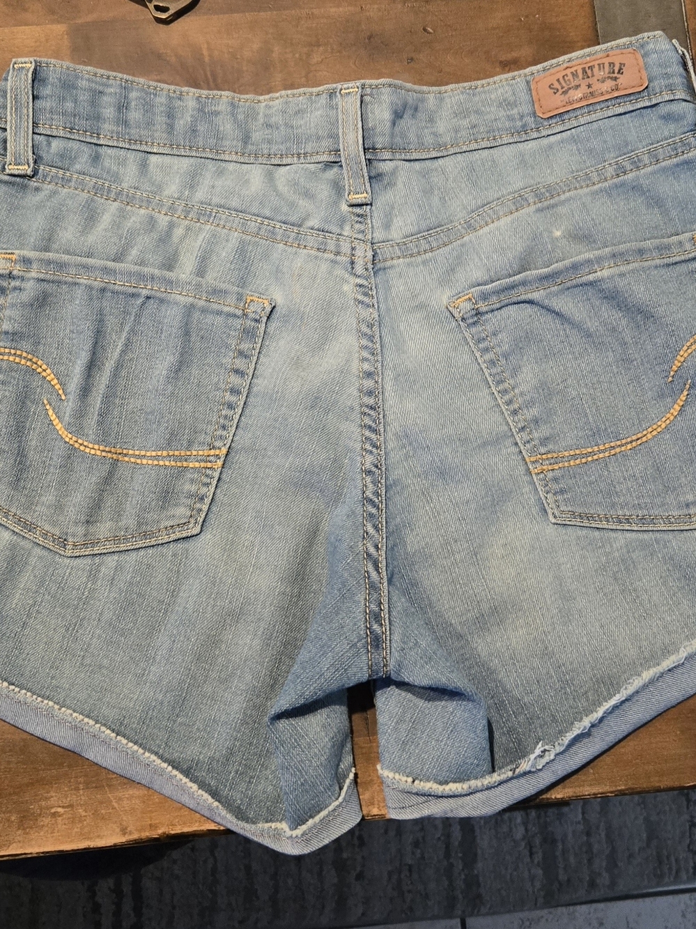 Levi's Light Blue Denim Cutoff Shorts